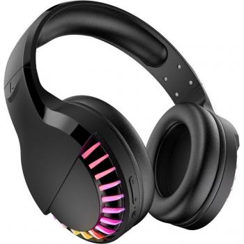 Auriculares Gaming Estéreo Plegables Modo Dual Bluetooth V5.0 Inalámbricos/Cableados RGB con Micrófono Móvil