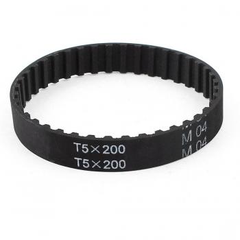 sourcing map T5 x 200 40 dientes 5 mm Pitch goma Cogged Industrial correa de distribución 200 mm