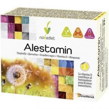NOVADIET ALESTAMIN 30 CAPSULAS - Suplemento alimenticio, contiene ingredientes naturales, ayuda a aliviar síntomas alérgicos, presenta propiedades antiinflamatorias, cada envase incluye 30 cápsulas