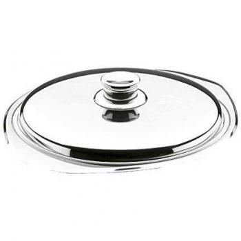 LACOR 60922 Tapa para Sopera, Acero Inoxidable, 22 cm