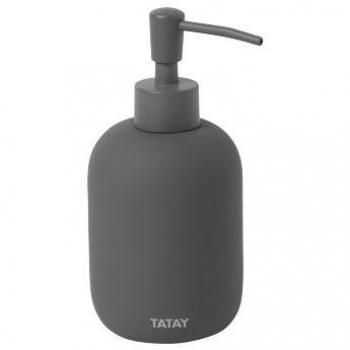Dosificador Jabón Soft Gris Antracita Tatay