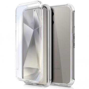 Funda de Silicona 3D Frontal + Trasera Transparente para Samsung Galaxy S24 Ultra