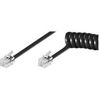 Goobay 50270 CCA Cable espiral de auricular
