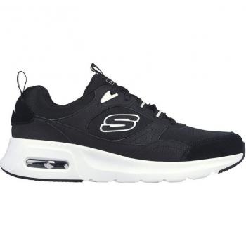 Skechers Men's Skech-Air Court Black Sneakers - Homegrown Model, Size 45