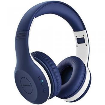 Mpow CH6 Plus Auriculares Bluetooth para Niños, Auriculares Inalambricos para Niños, Sonido Estéreo, Límite De Volumen De 94dB, Micrófono con CVC 6.0, Tiempo De Uso De 15 horas, Ligero, Cómodo