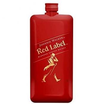 Johnnie Walker Etiqueta Roja Scotch Whisky Edición de Bolsillo, 200ml
