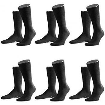 Falke Men's Airport Wool Blend Socks - Gray Melange, Size 47-50