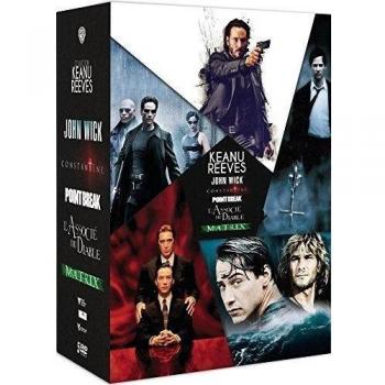 Keanu Reeves : John Wick + Constantine + Point Break + L'associé du Diable + Matrix [Francia] [DVD]