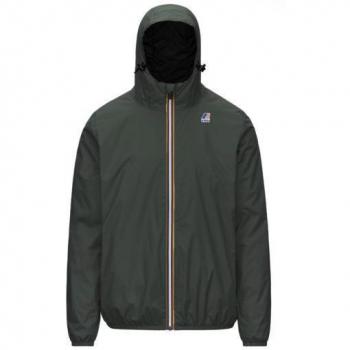 K-WAY Men's Military Green Rain Jacket - Size L