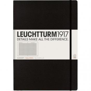 Cuaderno de Notas A4 Tapa Blanda Líneas Leuchtturm1917 Negro