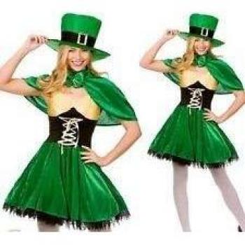 JuguetesFantasia.com Disfraz Adulto Duende Verde Chica