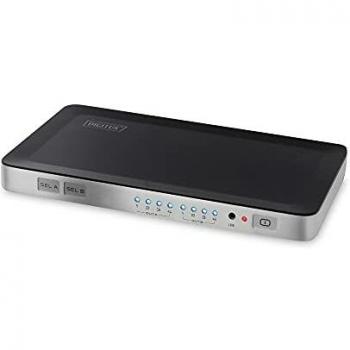 Conmutador de matriz HDMI DIGITUS 4x2 puertos 4xin 2xout HDM,FullHD