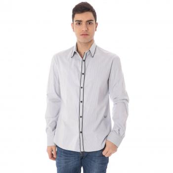 Costume National Light Blue Cotton Shirt - IT52 | XL
