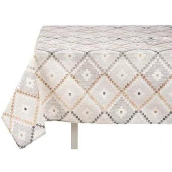Mantel loneta antimanchas 140x180cm rombos colección KINVARA
