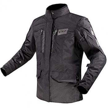 LS2 Chaqueta Metropolis EVO Lady - Protección y Estilo para Motociclistas, wasserdichte Damen Motorrad Textiljacke - Negro (XL), Chaqueta para mujer, color negro - XL