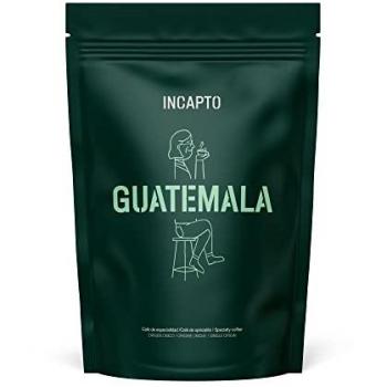 Incapto Café en Grano Natural - Café Especialidad | 100% Arábica | +80 puntos SCA | Tueste Natural y Artesanal | Origen Guatemala, Finca Quetzaltenango, Mujeres de Chuva | Pa