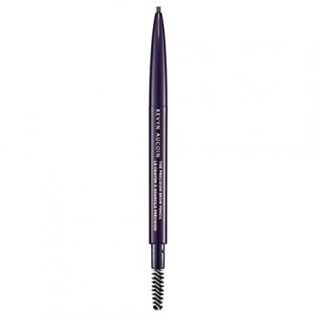 Kevyn Aucoin The Precision Brow Pencil - Eyebrow Pencil with Brush, Shade Dark Brunette, 0.1 g