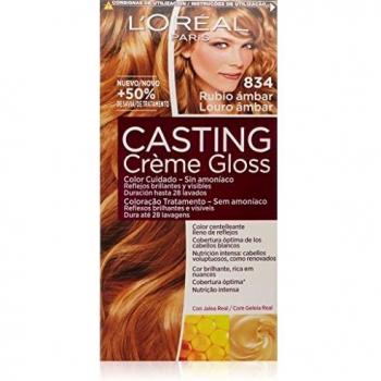 L'Oreal Paris Casting Crème Gloss Coloración Sin Amoniaco Casting Créme Gloss 834 Rubio Dorado