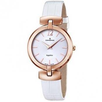 Reloj Candino Lady Petite C4567/1 de Piel Blanco