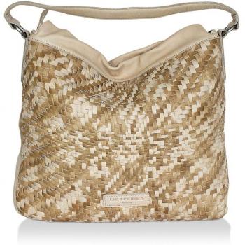 Liebeskind Berlin - Bolso de hombro para mujer Kindamba, Weave, talla única, color Beige, talla talla única