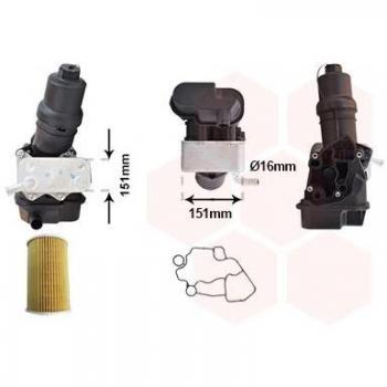 Enfriador de aceite VAN WEZEL 58013730 para motor, tipo IR PLUS