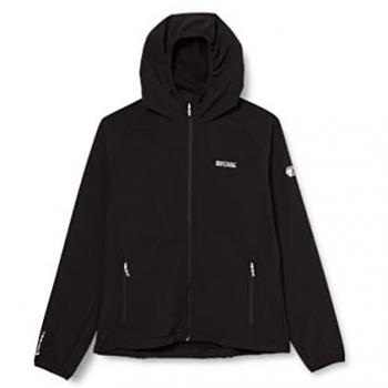 Regatta Women's Arec III Black Softshell Jacket, Regular Fit, Size 8