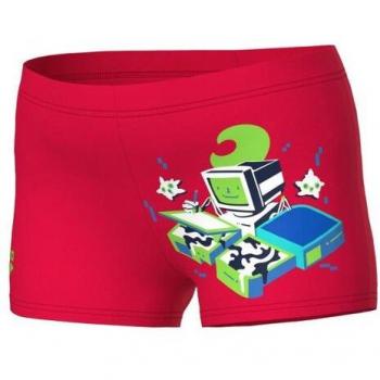 Bañador de niño short Game Swim Arena rojo (4-5 años)