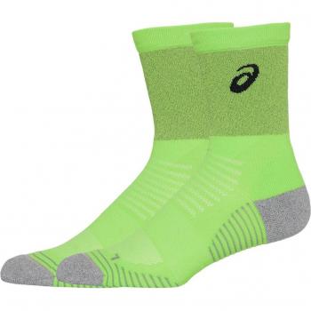 Calcetines de running Lite-Show Run Crew Asics verdes para hombre