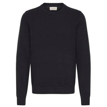 Pullover de Algodón y Nailon Blend Bryan Negro, Estilo Básico, Talla XXL