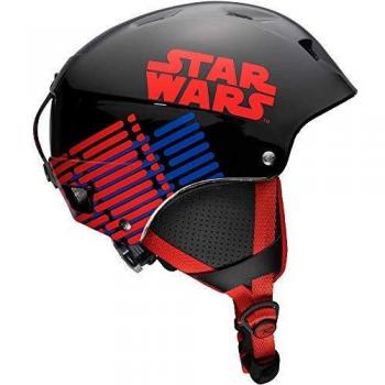 Rossignol Comp J Star Wars Casco, Unisex niños, Negro/Rojo, M/L