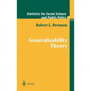 Generalizability Theory by Springer-Verlag New York