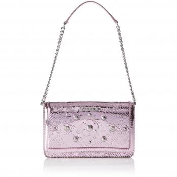 Love Moschino - Borsa Embossed Tpu Rosa, Shoppers y bolsos de hombro Mujer, Rosa