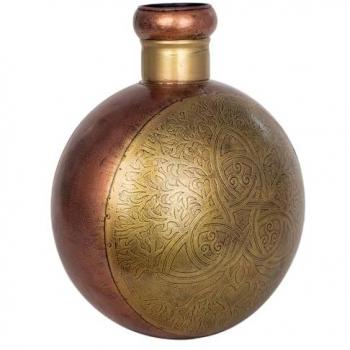 Portavelas Decorativo Árbol de la Vida Dorado 39x31x21cm para Hogar y Regalos
