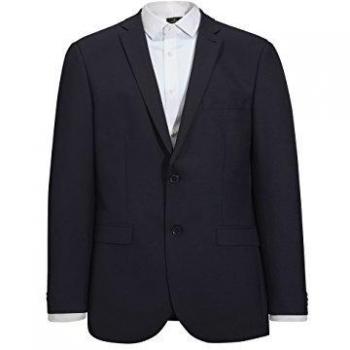 next Hombre Chaqueta De Traje Recto De Lana Pura De Dos Botones De Lujo