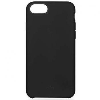 Puro IPC747CICONBLK Icon - Carcasa de Silicona para iPhone 6/6S/7/8, Color Negro