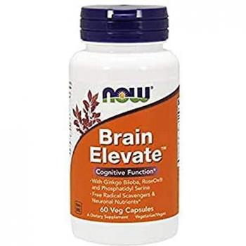 Now Foods Brain Elevate Cognitive Function 60 Veg Capsules