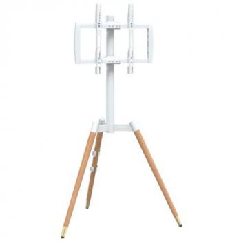 Trípode de TV para pantallas de 37-65 pulgadas, Max VESA 400x400 mm, capacidad de 40 kg, color blanco