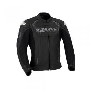 Bering Moto Chaquetas Hunt de R, Negro/Blanco, tamaño S