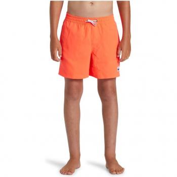 Quiksilver - Bañador de niños Everyday Solid Volley Naranja