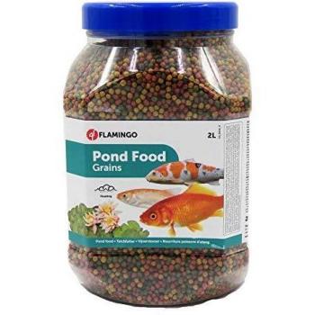 Comida Granulada para Peces de Estanque Flamingo 2L