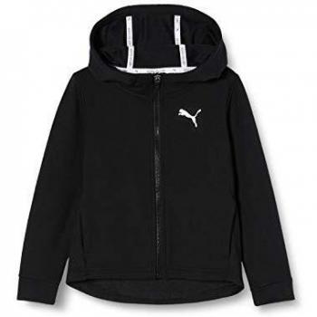 PUMA Modern Sports Jacket G Chaqueta De Entrenamiento, Niñas, Black, 140