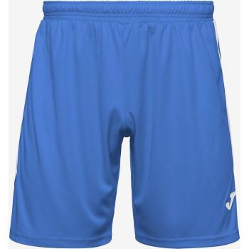 Short deportivo hombre Glasgow Joma royal blanco, tejido ligero, secado rápido, diseño clásico, cintura elástica con cordón ajustable, bolsillos laterales