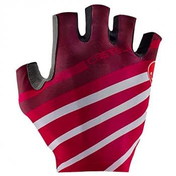 Guantes Castelli Cortos Competizione 2 Rojo, burdeos rojo blanco, tamaño XL, Unisex