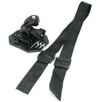Leotec LESPCAC06 - Correa de sujeción para casco, compatible con cámara de acción