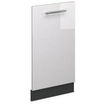 Panel Frontal para Lavavajillas Fame-Line, Blanco Alto Brillo/Antracita, 45 cm sin Encimera