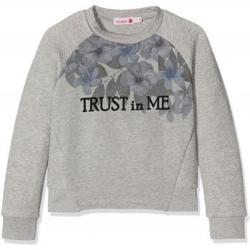 Bóboli 464161, Sudadera para Niñas, Gris