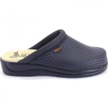 Zuecos de Mujer DIAN PISA PIEL Azul Marino 523