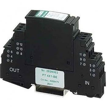 Phoenix Contact 2838322 PT 4X1-24DC-ST Surge Protection Socket Kit - 10 Pieces, 10 kA for Distribution Cabinets