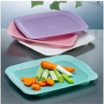 Escurridor de Plástico para Fregadero 27,5 X 3 X 36,5 Cm Blanco - Ideal para Organizar y Filtrar Residuos