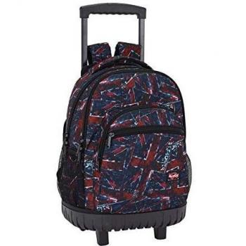 Blackfit8 Flags Oficial Mochila Escolar Grande Con Ruedas 320x140x460mm